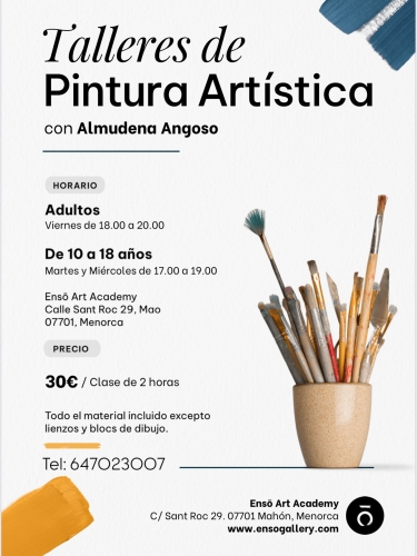 Taller de pintura artística (jóvenes de 8 a 18 años))